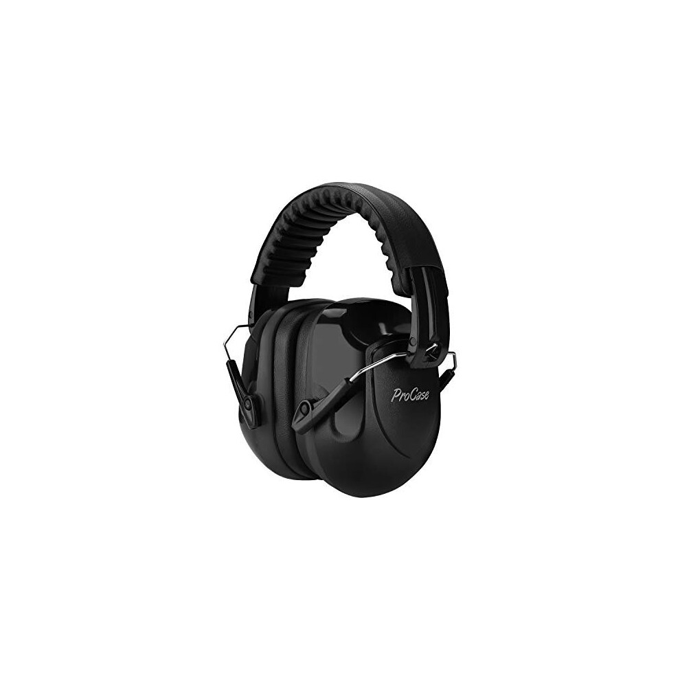 ProCase Ear Defenders Adults, Shooting Noise Cancelling Headphones, NRR 28dB Sound Blocking Ear Muffs for Autism Hunting Construction Machinery Work