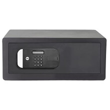 Yale YLEM/200/EG1 Motorised Maximum Security Laptop Safe - Digital Pin Code Access, Laser Cut Door, Anti-Drill Plates + Override Key, Mounting Bolts -