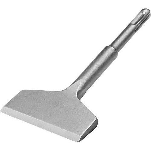 Firecore SDS Plus Chisel 165mm x 75mm Angled Bent Tile Chisel, wide chisel for ceramics, floor tiles - FS18365