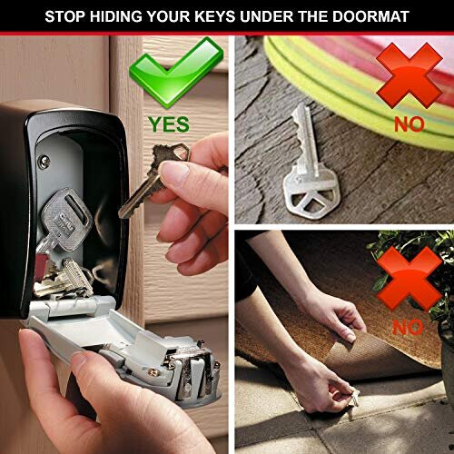 Master Lock MASTER LOCK Key Safe [Medium size] [Wall mounted] [Outdoor] [Exist in 2 colors] - 5401EURD - Key Lock Box 1