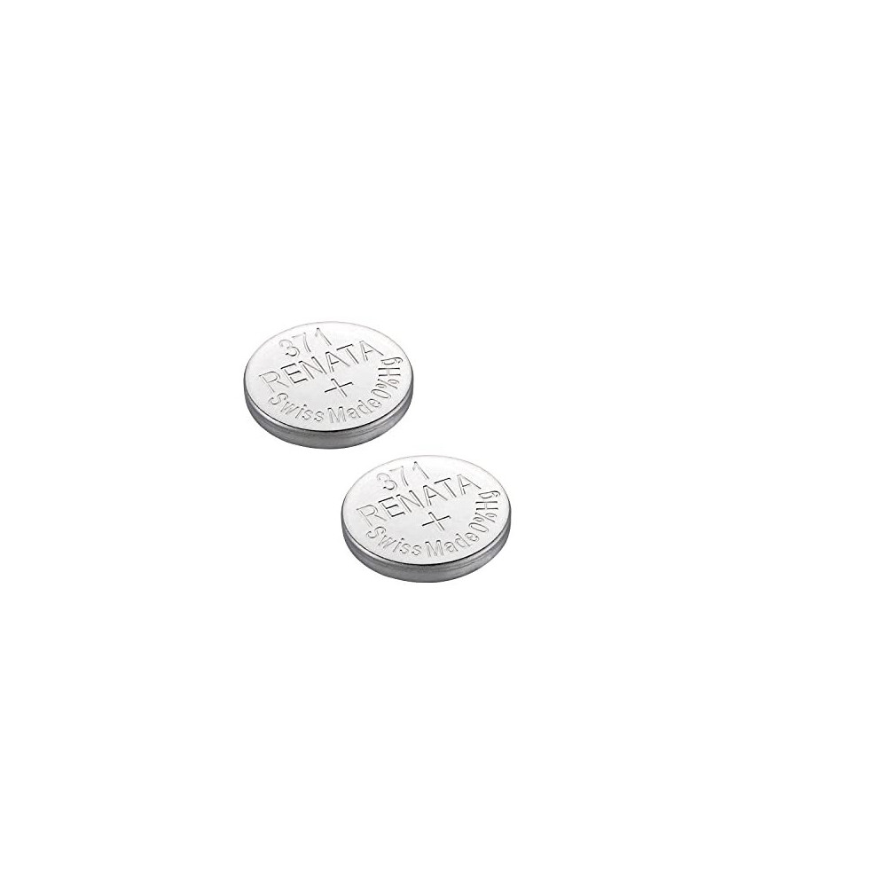 2 x Renata 371 Watch Battery 1.55v SR920SW - Official Renata Watch Batteries