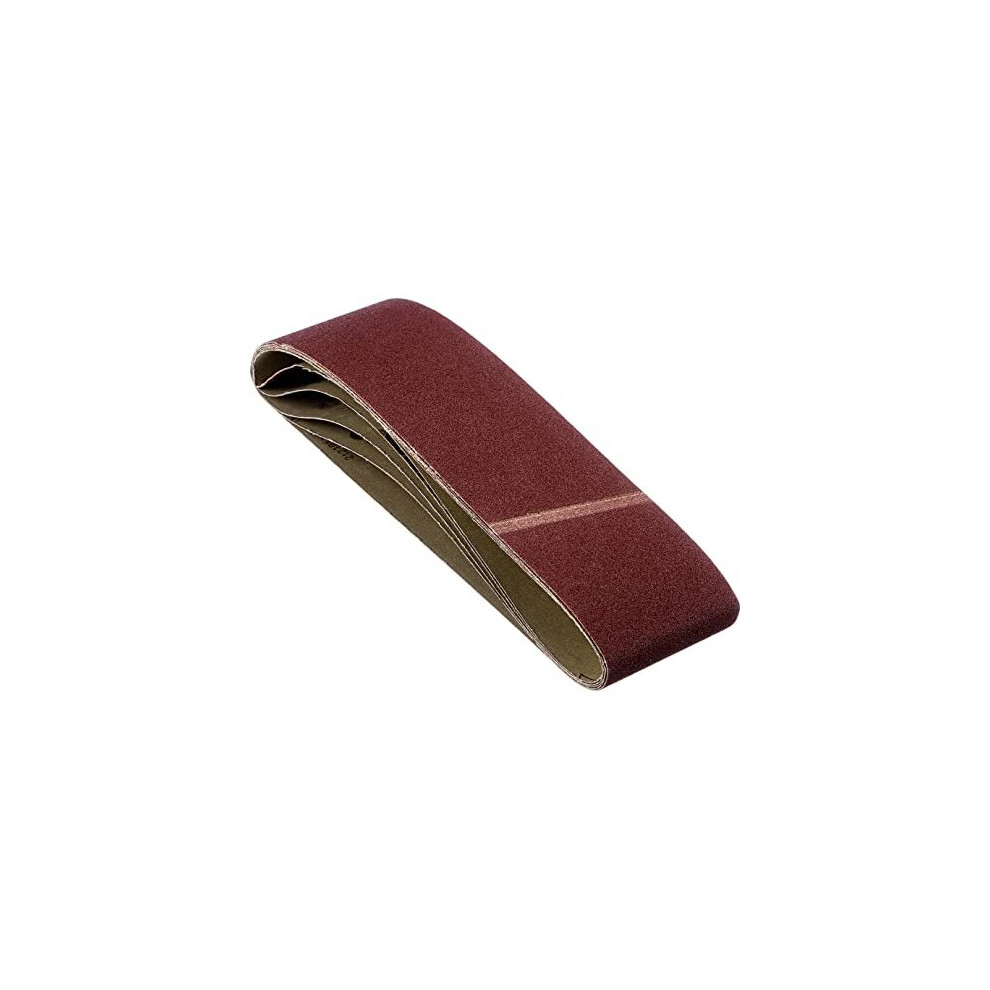 Silverline 186813 Sanding Belts 100 X 915 Mm 5Pk 80 Grit 798256130083