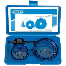 Draper 89716 9-Piece Holesaw Kit for Downlights