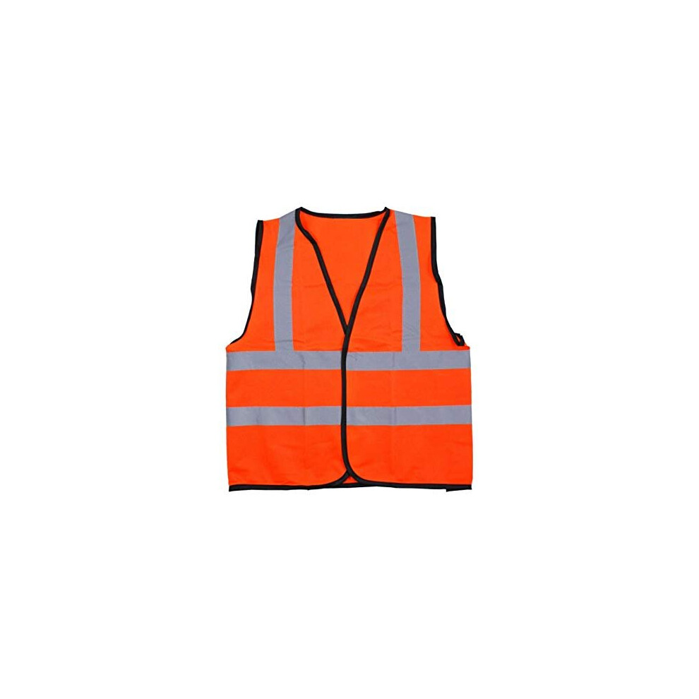 Orange Kids Hi Vis Visibility Viz Safety Vest | Medium 5056278805699