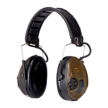 3M Peltor SportTac Headset ? Level Dependent Active Hearing Protection for Shooters, with Impulse Noise Control, 26 dB, Orange/Green