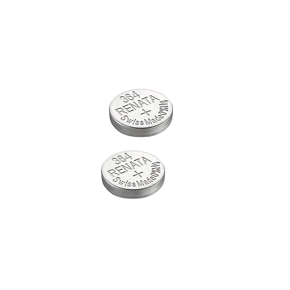 2 x Renata 364 Watch Battery 1.55v SR621SW - Official Renata Watch Batteries-image-OPC-PBCT867-NEW