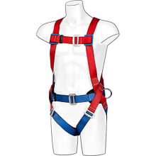 Portwest FP14 Red 2 Point Comfort Harness with D-Rings Adjustable Fit