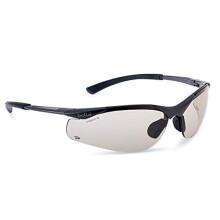 Bolle CONTOUR PSSCONT-C10 Safety Glasses with Clear Lenses Resistant to Stress, Fog, UVA and UVB