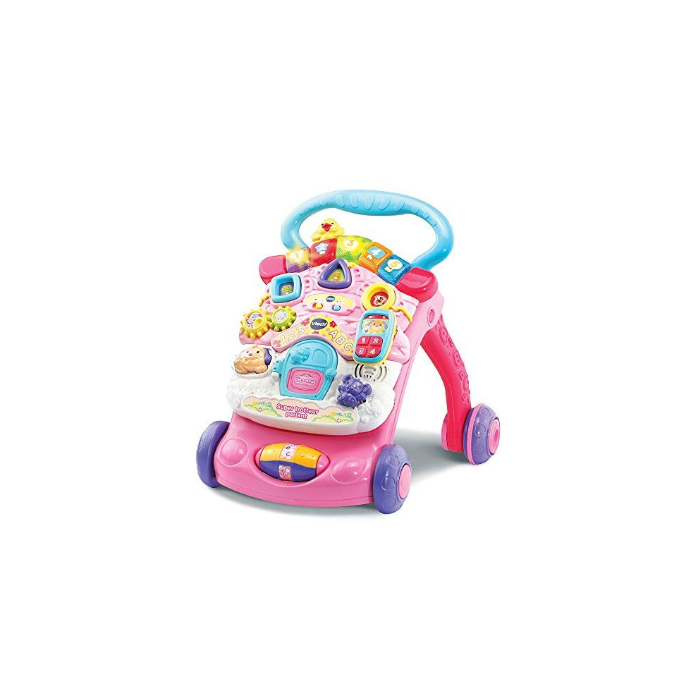 VTech 2 in 1 Super Walking Walker - Pink