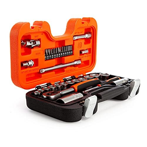 Bahco Bahco S330 Socket Set 34 Piece 1/4 and 3/8 Square Drive 1