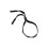 Bollé Bolle CORDC Polyester Adjustable Neck Cord, Rubber Tips, One Size, Black 1