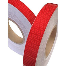 Hi Viz High Intensity Reflective Tape Red 25mm X 2.5m Weatherproof Strong