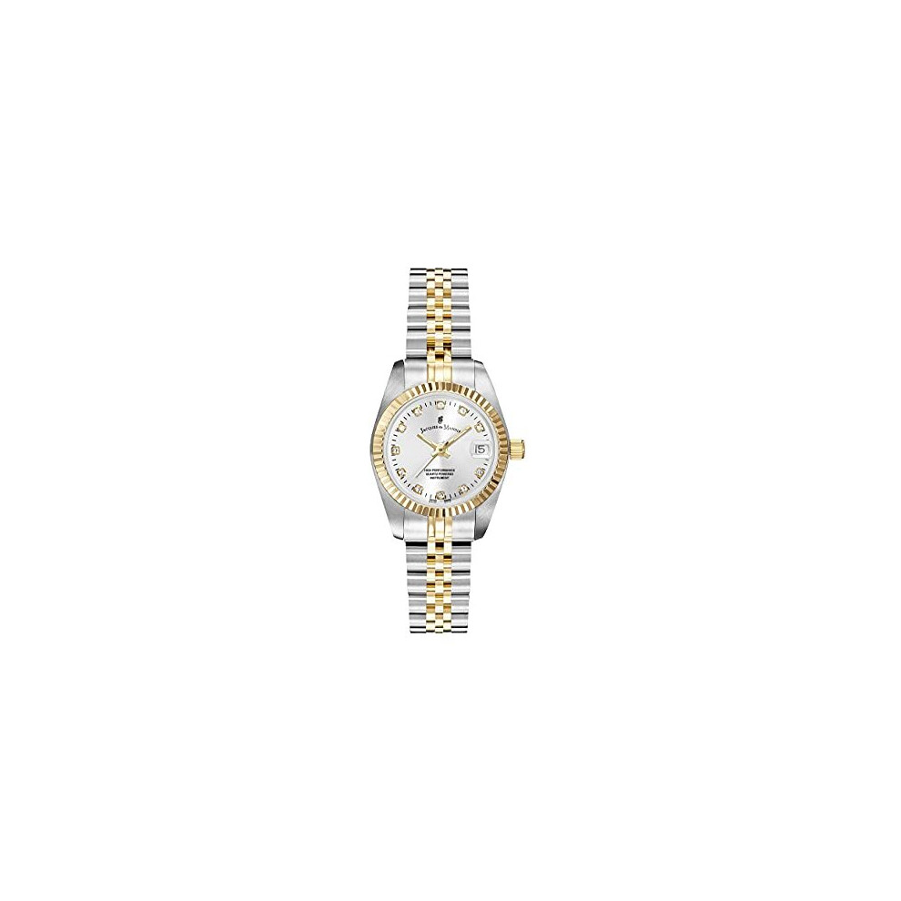 Jacques Du Manoir Nro.08 Ladies Inspiration Two-Tone Watch Silver/Gold