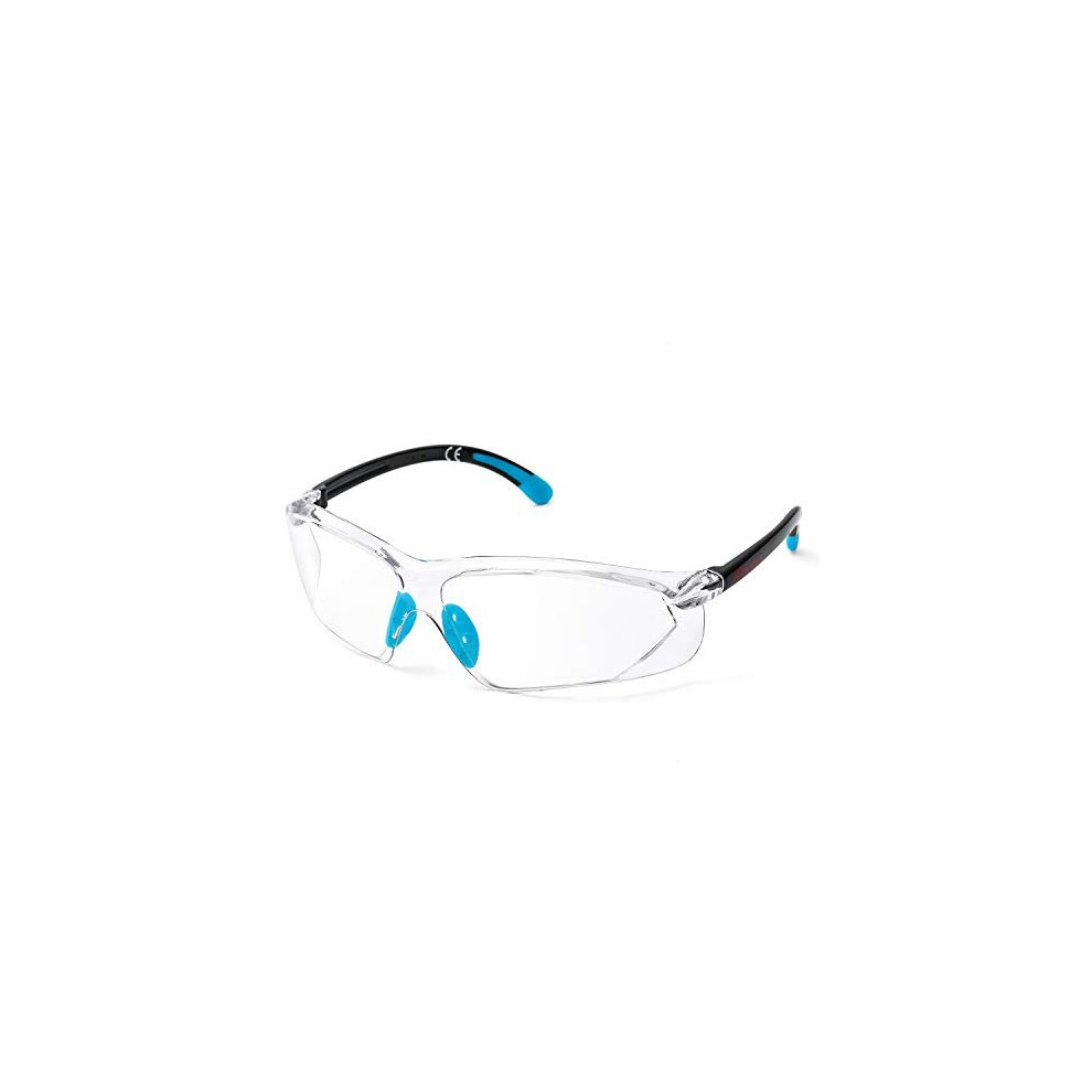 Safeyear Anti Scratch Safety Glasses [En166 Certified]- Sg003bu Anti Fog Uv Protection Safety Goggles For Mens & Women, Anti Steam Z87 Protective 6972619282242