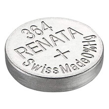 One (1) X Renata 364 SR621SW Silver Oxide Watch Battery 1.55v Blister Packed