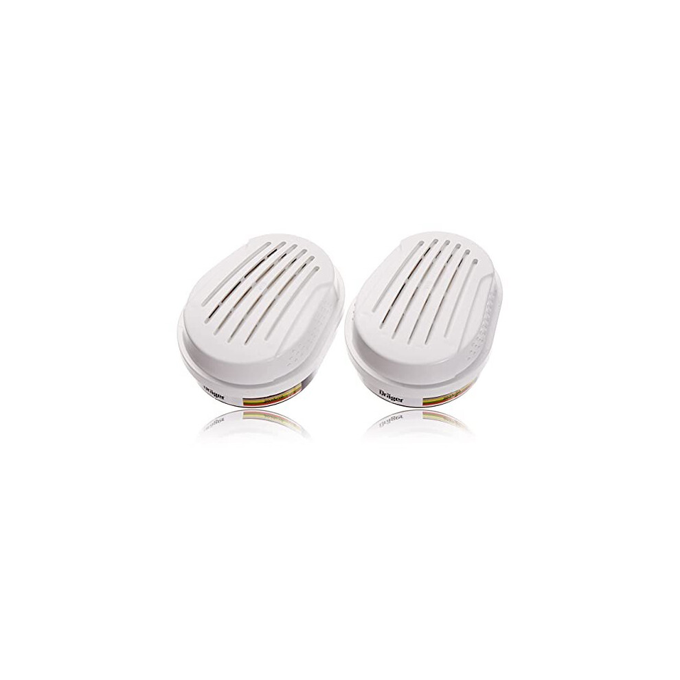 Dr?Ger X-Plore A1b1e1k1 Hg P3 Rd Bayonet Filters | 2 Replacement Filter Cartridges Suitable For Chemical Face Mask Respirators X-Plore 3300, 5500 | 4026056004775