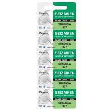 1 x Seizaiken 377 SR66 AG4 SR626SW Silver Oxide 0% Mercury Watch Battery.