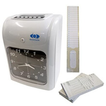QuickClocks Clocking in Machine time and attendance Recorder Starter Pack Includes Cards and Card Rack