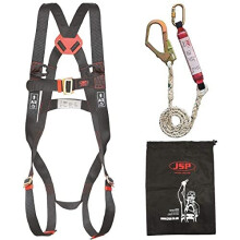 JSP Height Safety Spartan Fall Arrest Kit - (FAR1102), black, one size