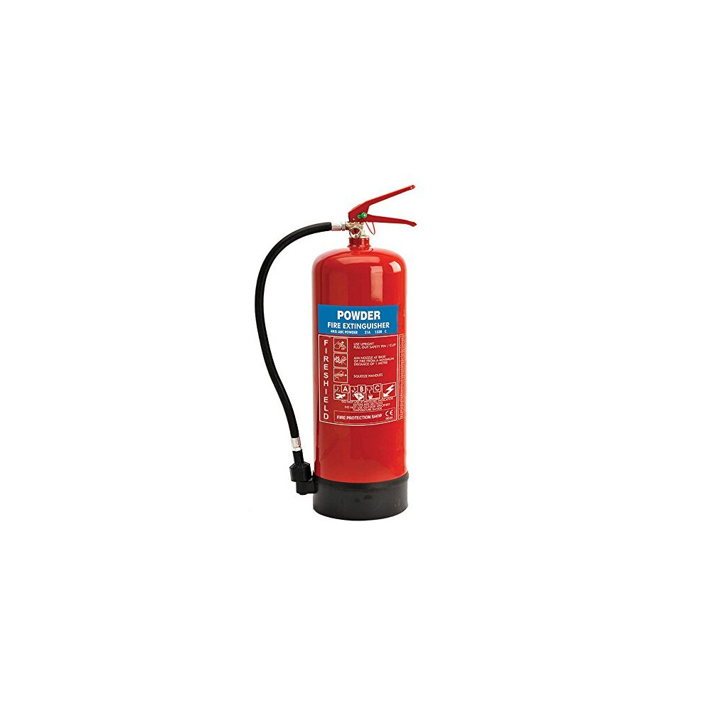 Powder Fire Extinguisher - 4Kg Abc Dry Powder Extinguisher Fireshield Pro 8800202855925