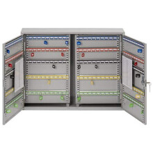 Sterling KC200HL Heavy Duty Double Door Key Cabinets, Grey