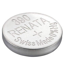 1 x Renata 390 Watch Battery 1.55v SR1130S - Official Renata Watch Batteries
