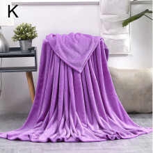 (Purple, 70x100cm) Coral Fleece Blanket Soft Luxury Warm Home Sofa Bed Throw Living Room