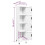 VidaXL vidaXL Locker Cabinet White 45 cm Steel Storage Home Office Cabinet Furniture 3