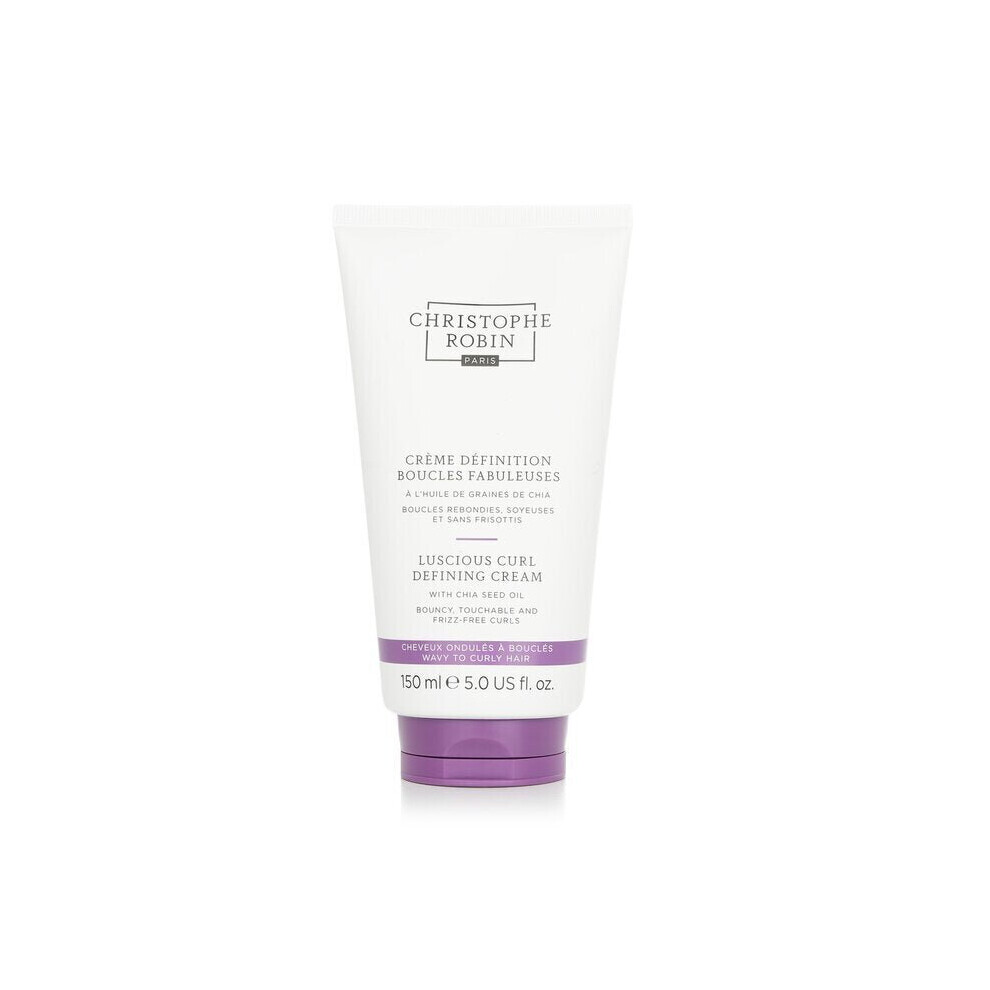 Christophe Robin Luscious Curl Defining Cream with Chia Seed Oil 150ml/5oz