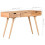 VidaXL vidaXL Solid Wood Acacia Dressing Table with Mirror Make Up Cosmetic Desk 7