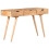VidaXL vidaXL Solid Wood Acacia Dressing Table with Mirror Make Up Cosmetic Desk 6