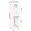 VidaXL vidaXL Locker Cabinet White 45 cm Steel Storage Home Office Cabinet Furniture 9
