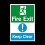 Fire Exit Keep Clear Sticker/Self Adhesive Sign - Fire/Emergency/Exit/Alarm/Push/Extinguisher (MISC13) 1