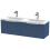 Regis Fluted Wall Hung Blue Double Vanity Unit - 1200mm 1