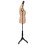 VidaXL Damenbüste Schneiderpuppe Büste Torso Angezogen Mannequin Jute 3