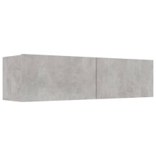 vidaXL TV-skab betongrå 120x30x30 cm spånplade