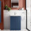 Regis Fluted Freestanding Blue Vanity Unit - 600mm 1