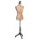 VidaXL Damenbüste Schneiderpuppe Büste Torso Angezogen Mannequin Jute 1