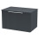 Regis Fluted Wall Hung Anthracite Countertop Vanity Unit - 600mm 1