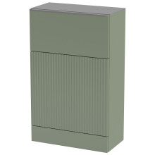 Regis Fluted Green Back To Wall Toilet Unit 500mm