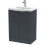Regis Fluted Freestanding Anthracite Vanity Unit - 600mm 3