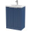 Regis Fluted Freestanding Blue Vanity Unit - 600mm 3