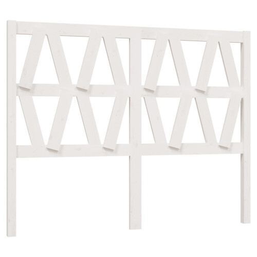 VidaXL (white, 126 x 4 x 100 cm) vidaXL Bed Headboard Home Bedroom Decorative Bed Header Panel Solid Wood Pine