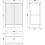 Regis Fluted Freestanding Anthracite Vanity Unit - 600mm 4