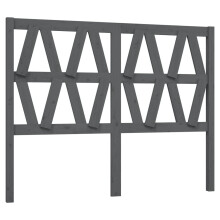 (grey, 126 x 4 x 100 cm) vidaXL Bed Headboard Home Bedroom Decorative Bed Header Panel Solid Wood Pine
