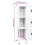 VidaXL vidaXL Locker Cabinet White 45 cm Steel Storage Home Office Cabinet Furniture 3