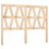 VidaXL (brown, 126 x 4 x 100 cm) vidaXL Bed Headboard Home Bedroom Decorative Bed Header Panel Solid Wood Pine 1