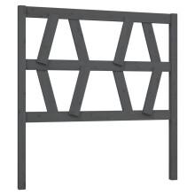 (grey, 96 x 4 x 100 cm) vidaXL Bed Headboard Home Bedroom Decorative Bed Header Panel Solid Wood Pine