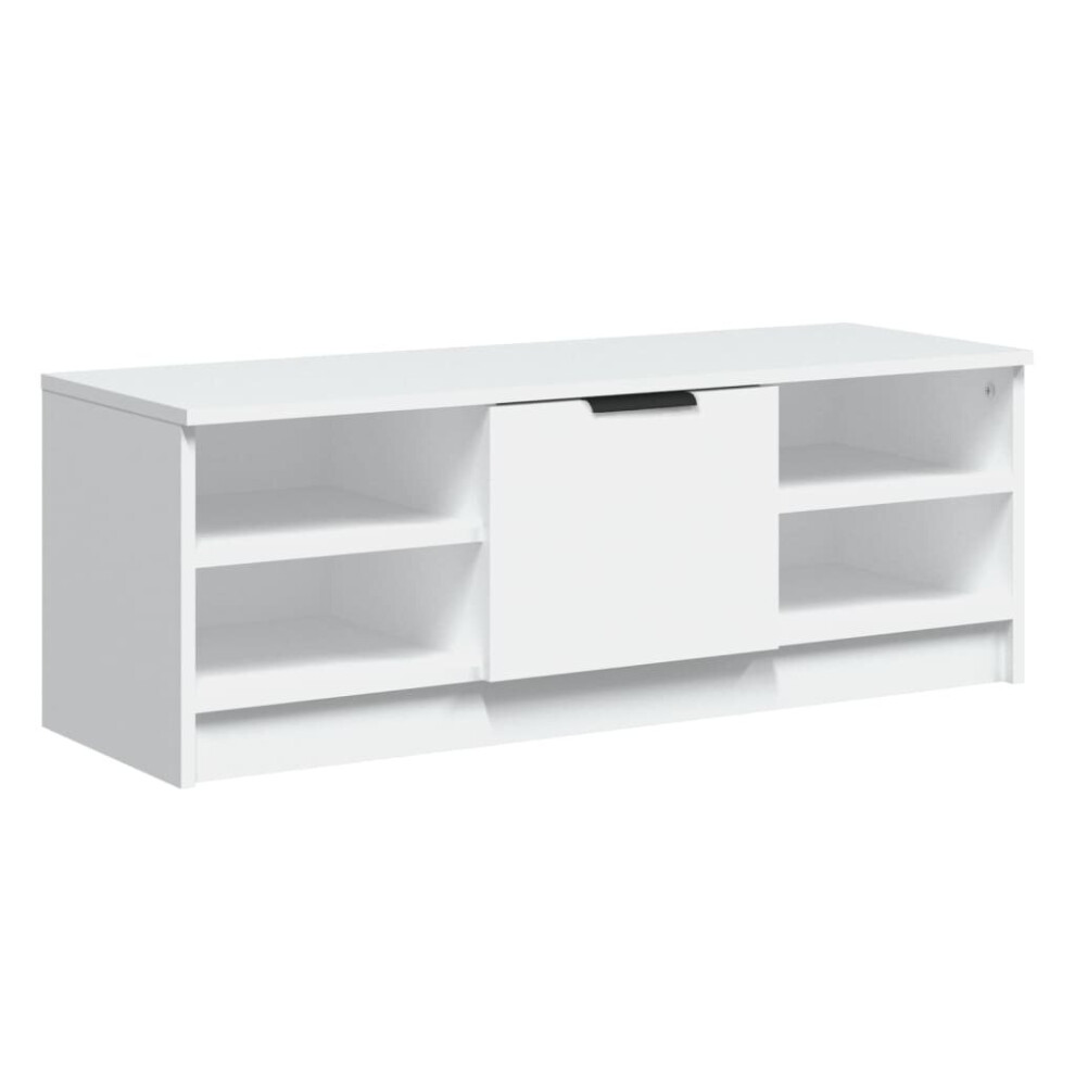 Vidaxl (White) Tv Cabinet Engineered Wood Tv Console Cabinet Sideboard Multi Colours White