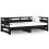 VidaXL (black, 90 x 190 cm) vidaXL Solid Wood Pine Pull-out Day Bed Wooden Sofa Bed Multi Colours/Sizes 1